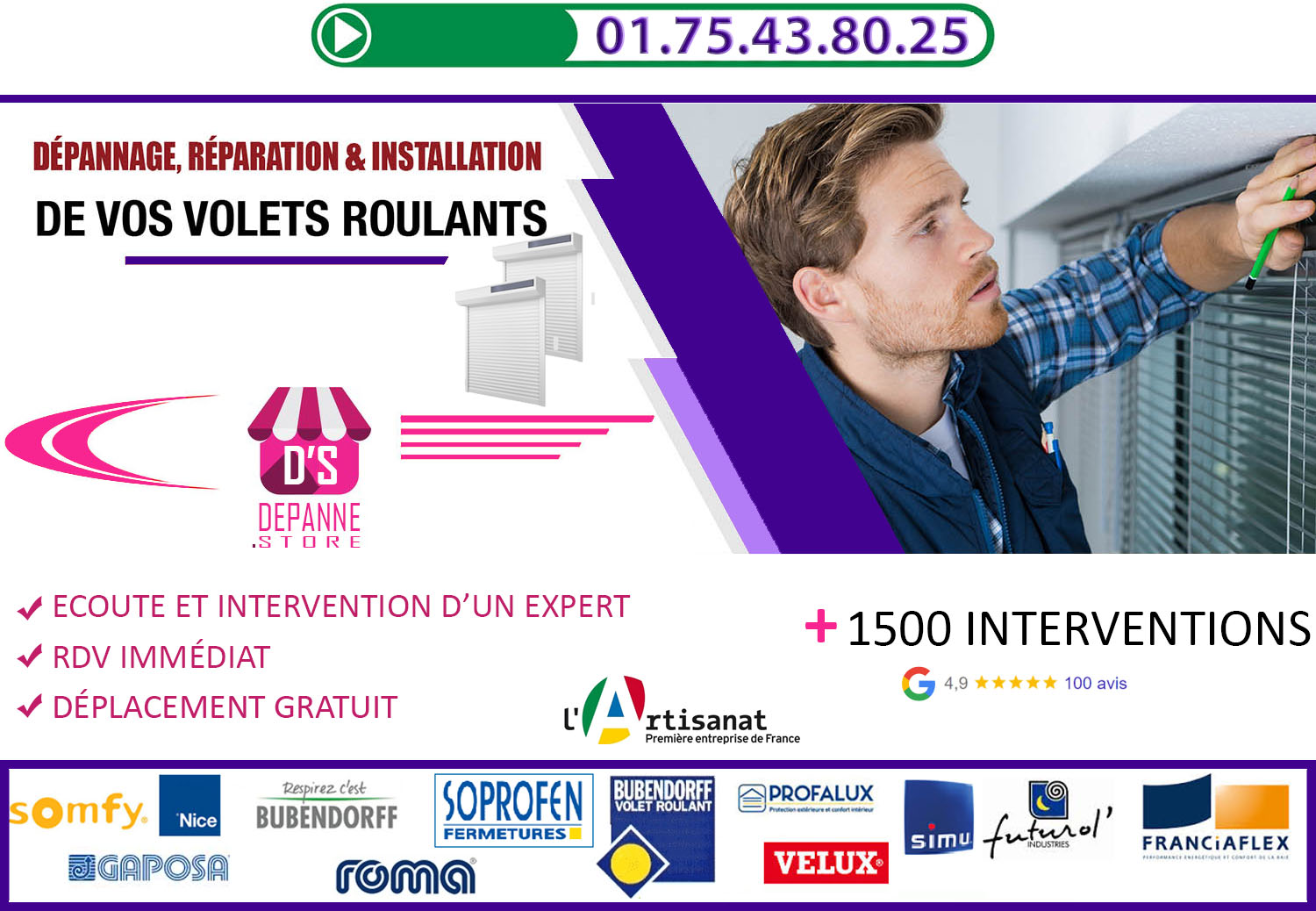 Probleme Volet Roulant Ablon sur Seine 94480